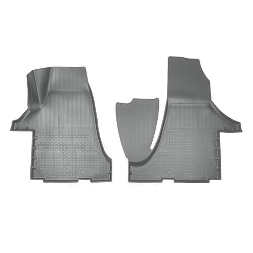 Ковры в салон Norplast/Unidec для Volkswagen Caravelle T6 (2015-)Полиуретан,Серый,передняя пара арт.NPA11-C95-810-2-G