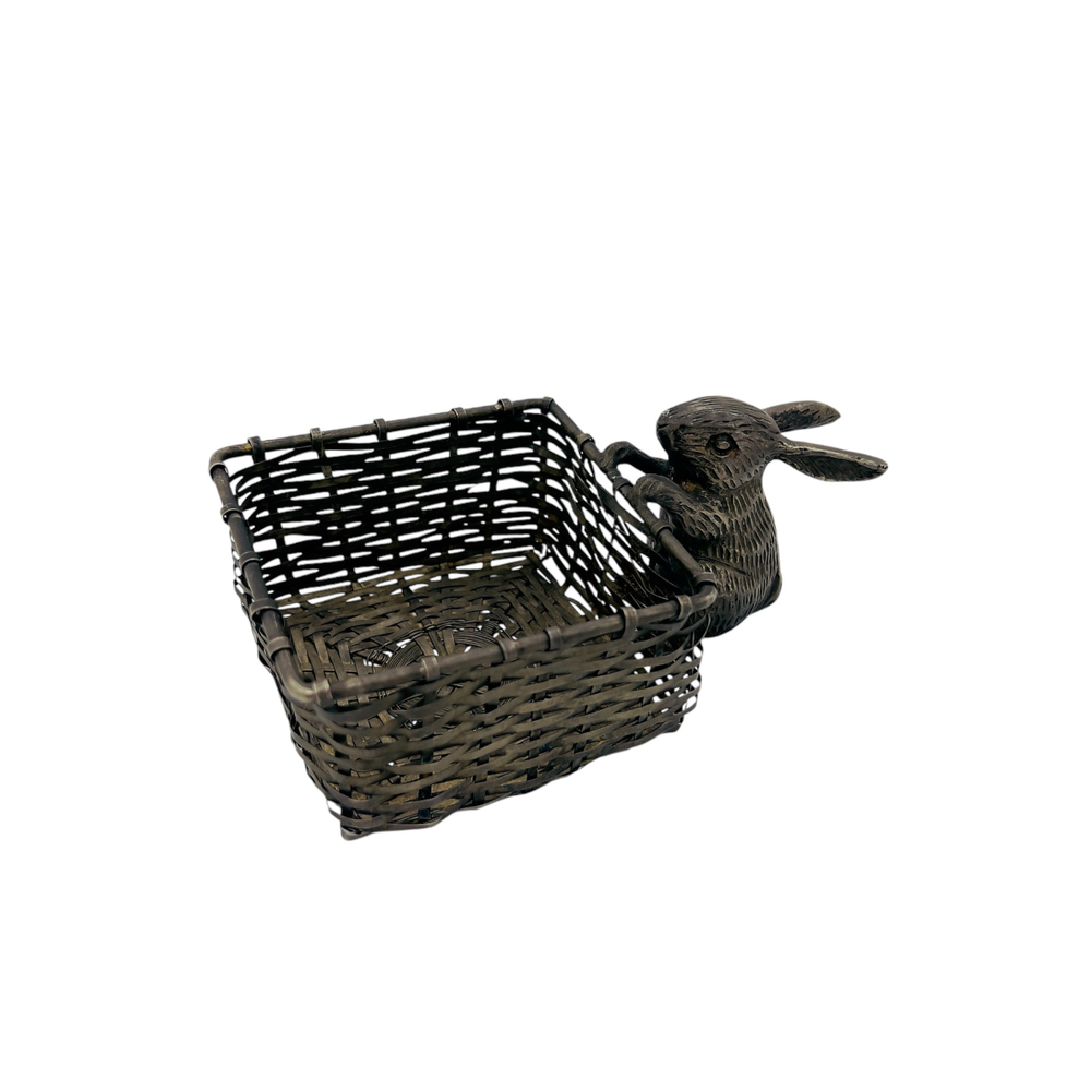 Кролик с корзинкой 12 см