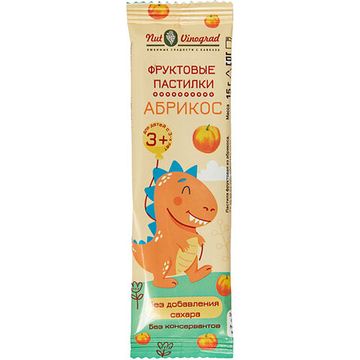 Пастила Динозавр Абрикос 15 г (20 шт\уп)