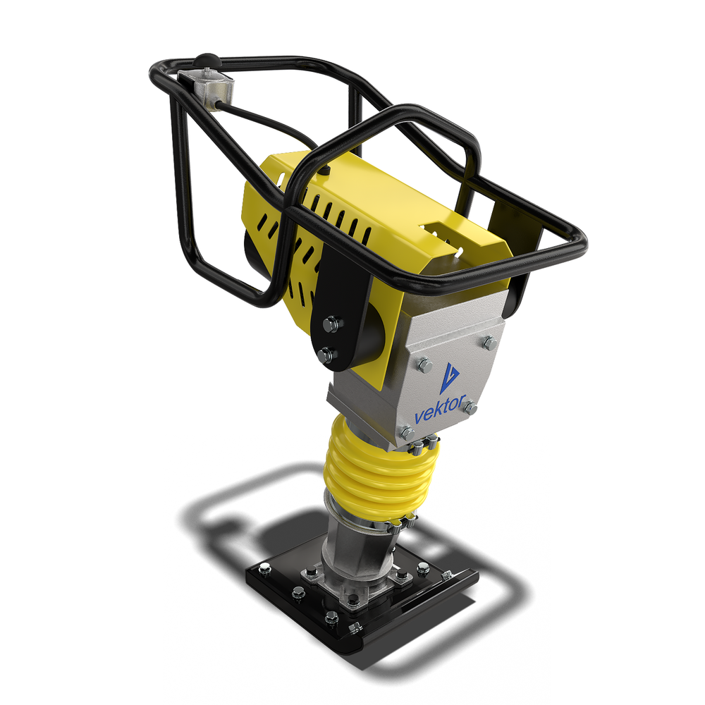 Электрическая вибротрамбовка Vektor VK VRG-90E - [83 кг / 10 кН / 380V]