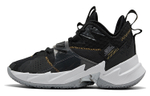 Air Jordan Why Not Zer0.3 "The Family" Wei Shao 3 black gold foreign version of actual combat basketball shoes