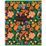 Тетрадь А5, 96 л., BRAUBERG, скоба, клетка, глянцевая ламинация, "Wild Flowers", 404429, 5шт