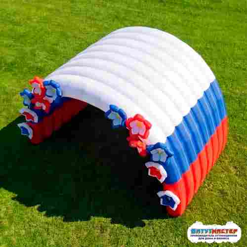 Мобильная надувная сцена «Россия в цвету», 6×4×4 м