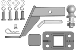 Фаркоп для Haval H5 2023- (без электрики) Motodor арт.93123-E