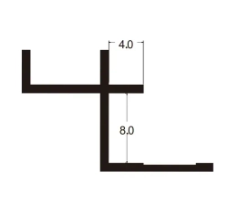 Угловой внутренний профиль 8402