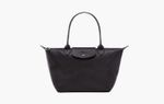 Longchamp Le Pliage Leather Xtra M Tote Bag "Black"