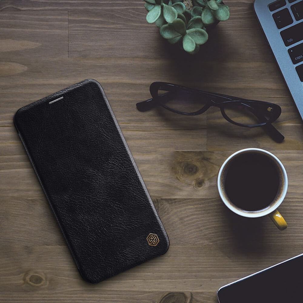 Кожаный чехол-книжка Nillkin Leather Qin для iPhone 11 Pro Max