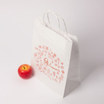 Пакеты бумажные, 26x35x14, "8 марта", белый