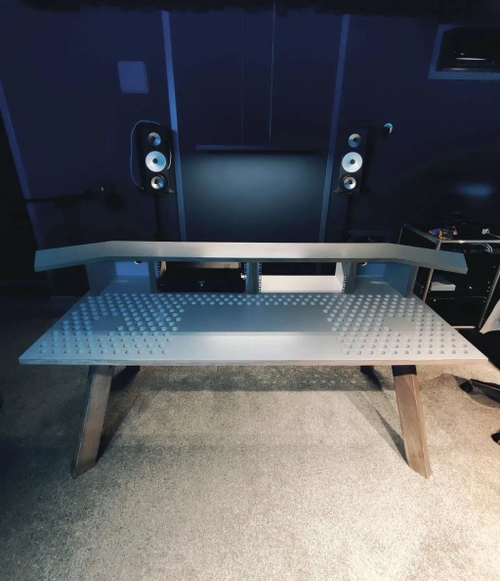 Акустический стол основа МДФ акантовка массив