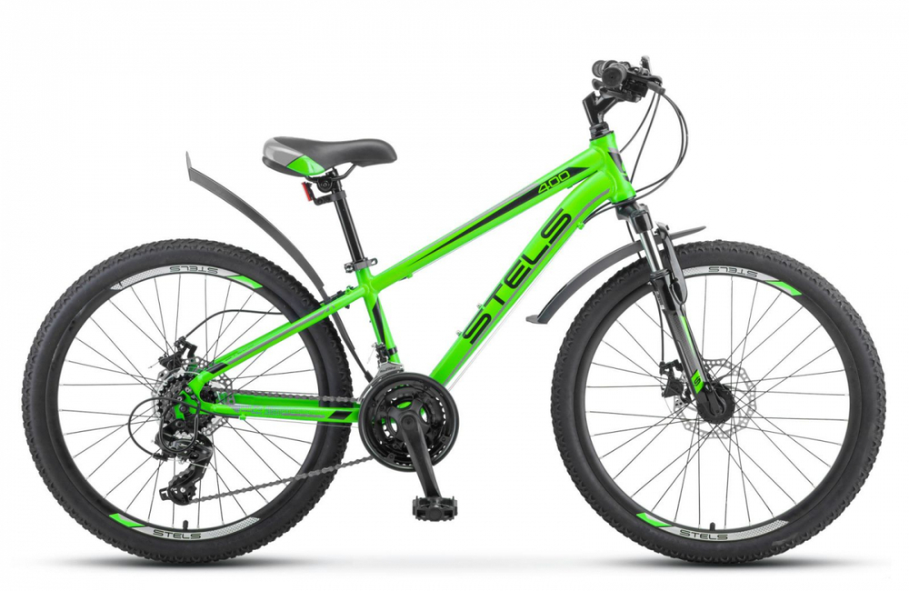 Велосипед 24" STELS Navigator-400 MD (12" Зелёный) 2018 F010