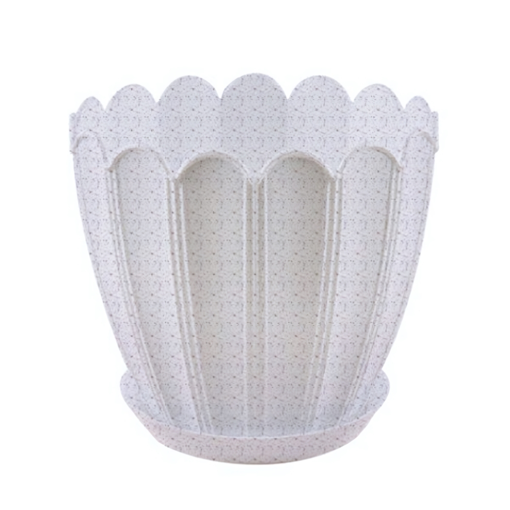 Кашпо "Хризантема" с поддоном 3,4л (мр)