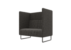 Bronks Диван одноместный BROS-1 Ness 012/Металл Черный 1050*760*1180