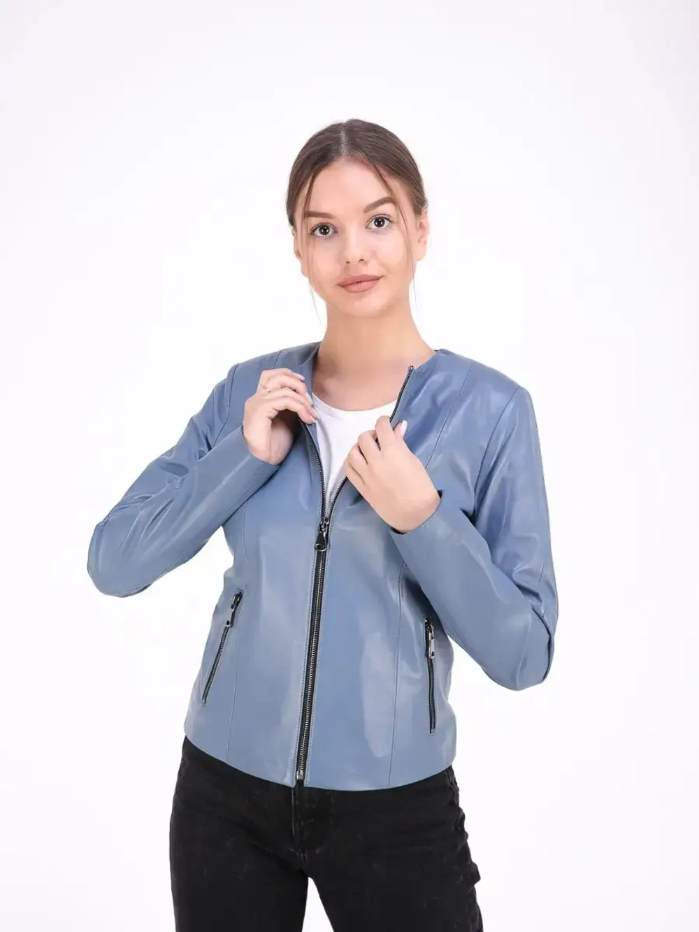Куртка женская из натуральной кожи