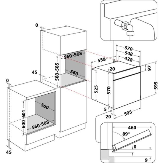 Газовый духовой шкаф Hotpoint-Ariston GA2 124 BL
