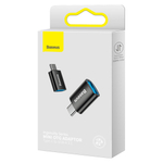 Адаптер Baseus Ingenuity Series Mini OTG Adaptor Type-C to USB-A 3.1 - Black