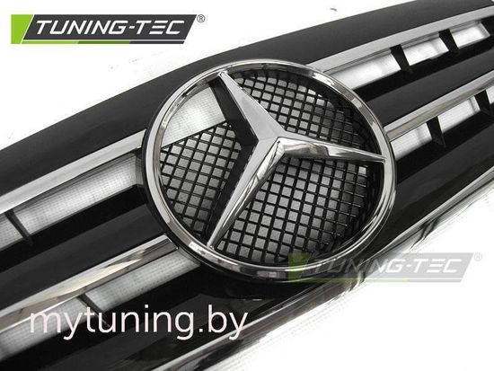 Решетка радиатора CL STYLE BLACK CHROME для Mercedes CLK W208