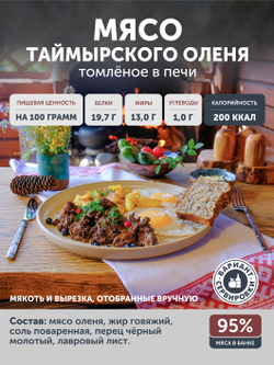 Подарочный набор №7 (Медведь, Бобр, Косуля, Олень) ТАЁЖНЫЙ ЦЕХ