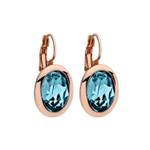 Серьги Qudo Tivola aquamarine 303017 BL/RG
