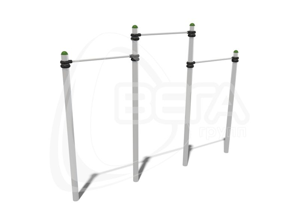 Перекладина разноуровневая тройная (паттерн Papercut) ФК003.00.1