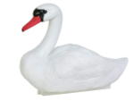 Фигура садовая "Лебедь" 36*19*28см, полиэтилен