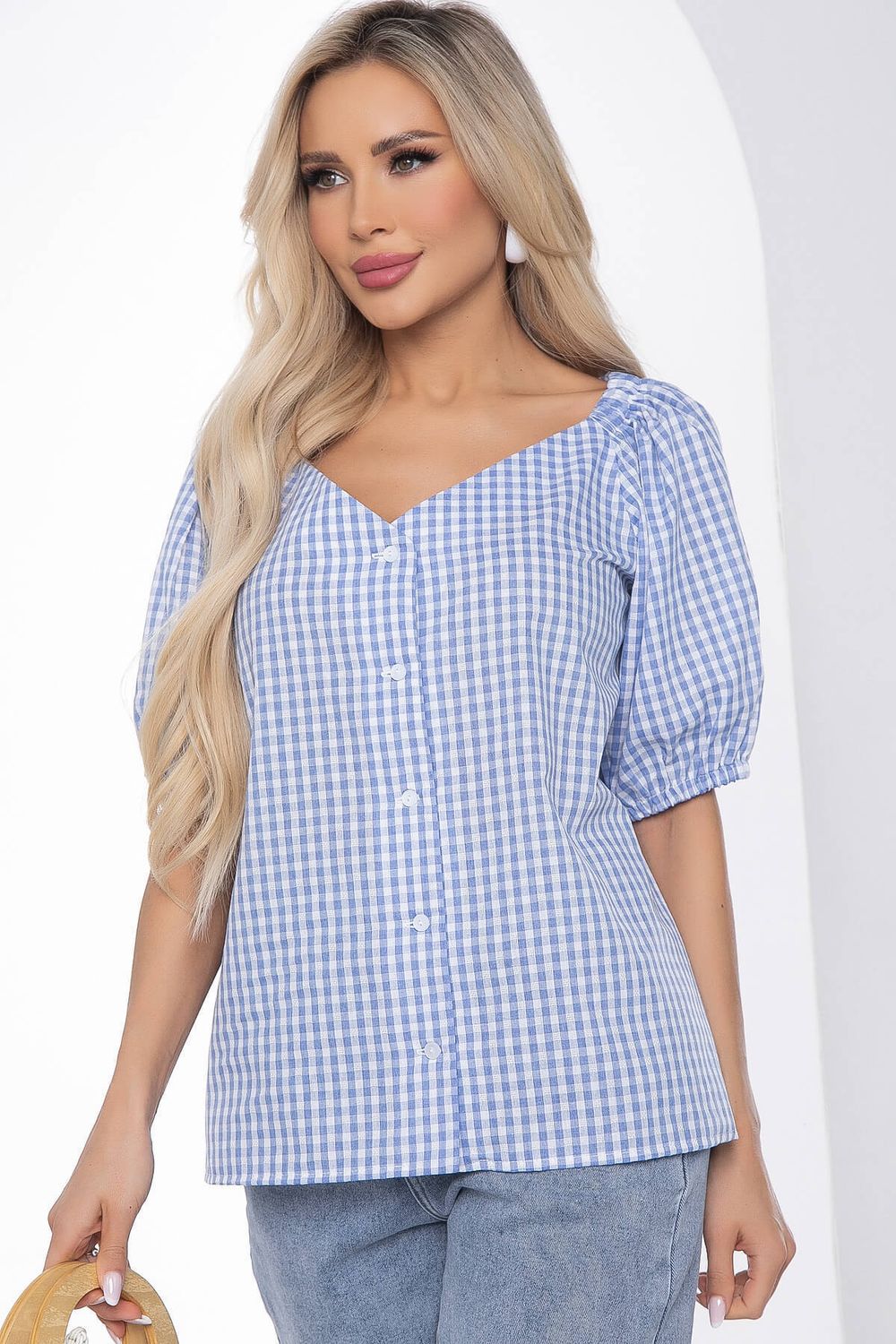 Блуза "Джейн" (голубая) Б10002 LT Collection (Акция)