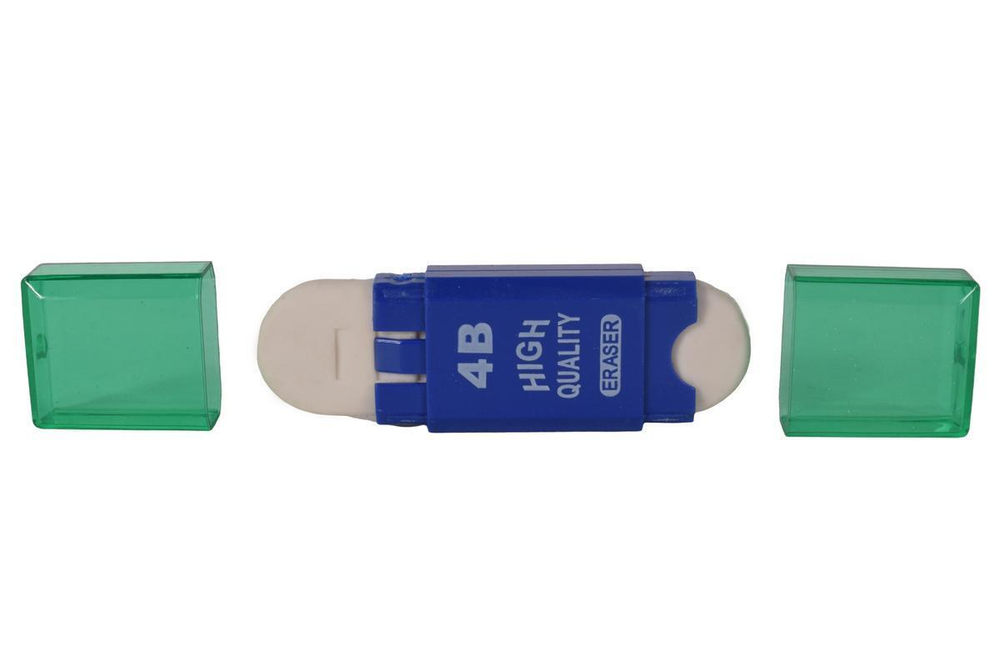 Ластик двусторонний, 4 вида микс