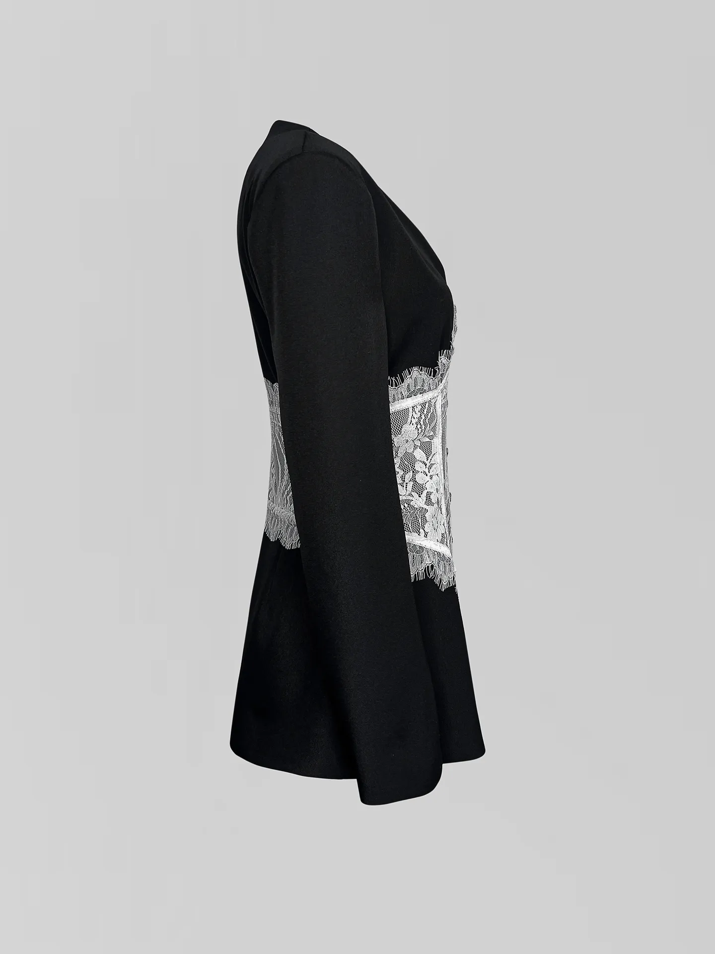 Пиджак Agdali Brand приталенный с вставками из кружева