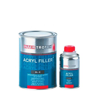 Black Primer Acrylic 2K Грунт черный акриловый двухкомпонентный HS 5:1, 0,8 л + 0,16 л Troton