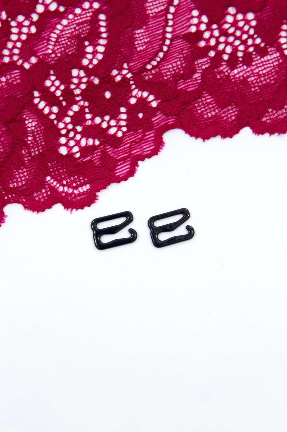 Кольцо, регулятор, крючок для бюстгальтера тёмно-синий 1 см