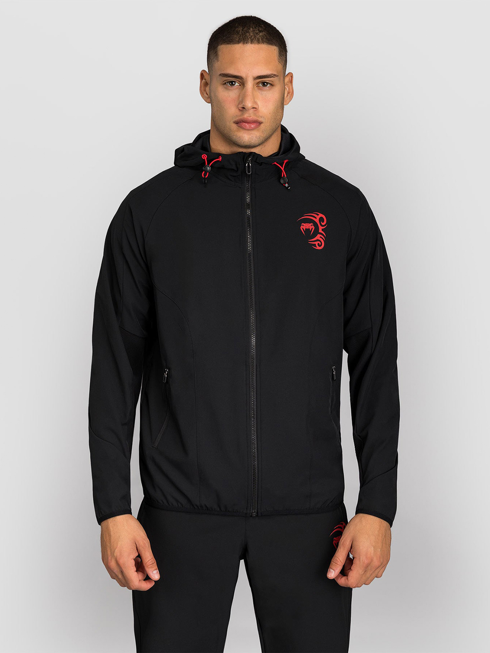 Ветровка Venum X Mike Tyson "Everyone has a plan" Black/Red