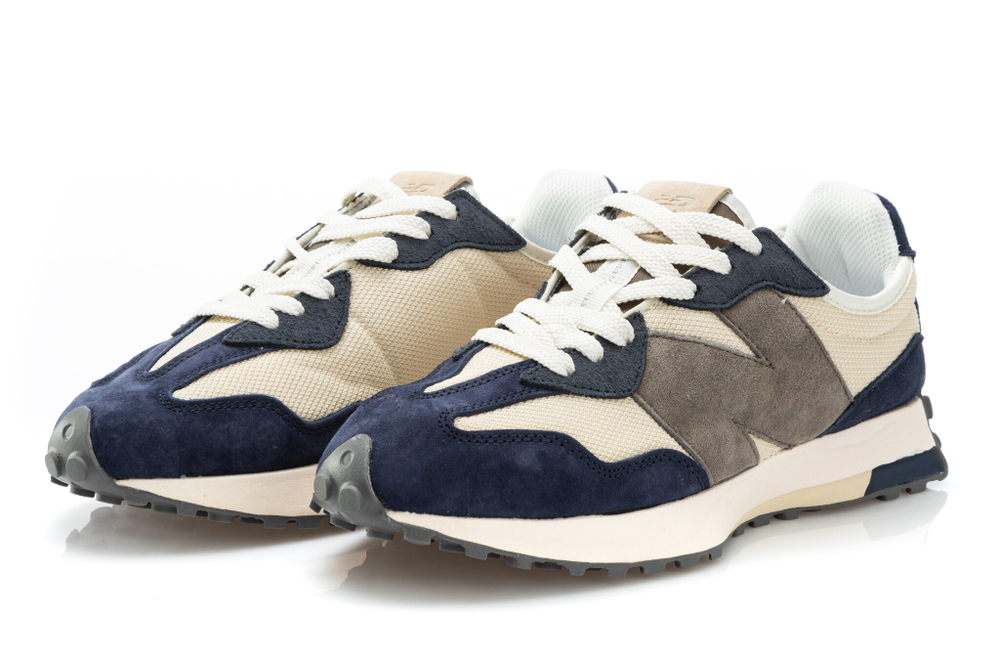 New Balance 327 (Beige/Navy)