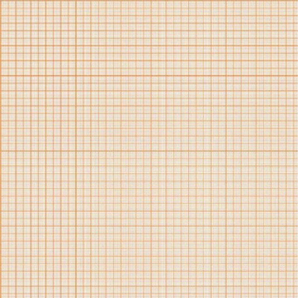 Бумага масштабно-координатная 640х10, в рулоне, Staff, линовка оранжевая, 80 г/м2