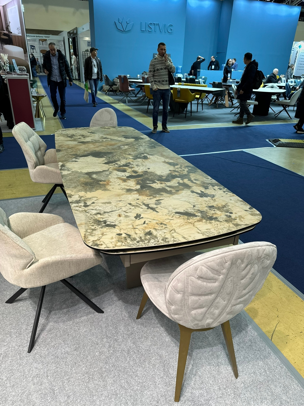 Стул CAVA GY8029 Astrid бежевый/нерж.сталь