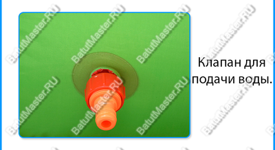 Батут для дачи "В гостях у крокодильчика" 6,9*4*2,8 м