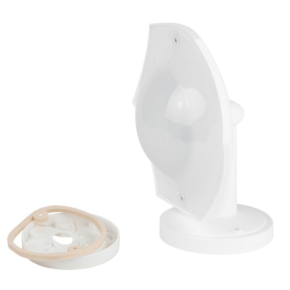 Садово-парковый светильник ЭРА ДБУ 07-8-007 Дели 5 белый 6 гранный настенный IP44 светодиодный 8Вт 3000K