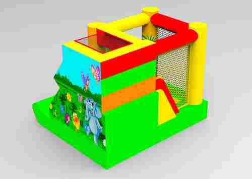 Коммерческий надувной батут "Чудо-сафари мини", 3,5*3*2,6 м