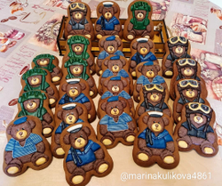 Мишка 23 февраля №3