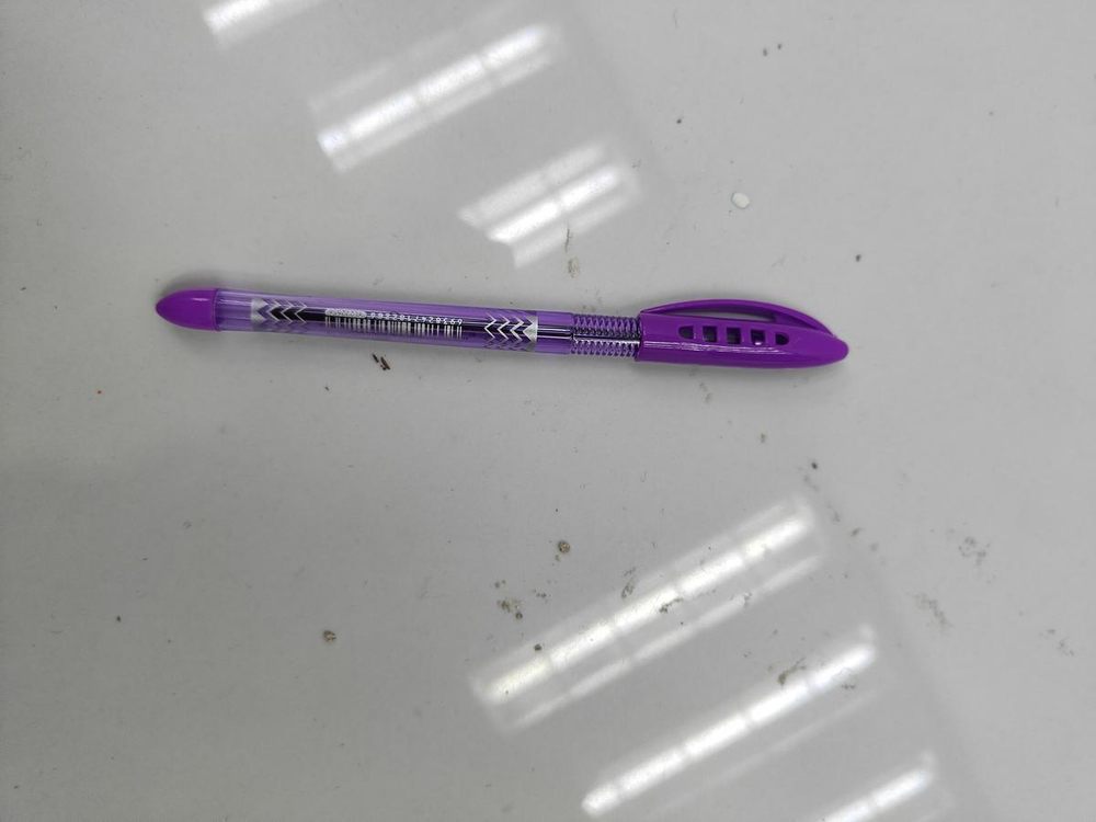 Ручка шариковая 0,7 мм, синяя, 6 цветов микс