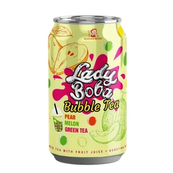 Напиток Lady Boba Bubble Tea со вкусом груши и дыни