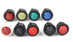 Переключатель круглый ON-OFF 2-pin 6А 250В KCD1 D=23мм