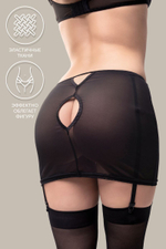 Юбка-пояс для чулок Subtlety (Размер: 42-44) (Цвет: черный)