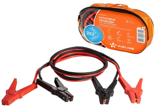 Провода прикуривателя /500 А/ 5 м 12/24В PRO в сумке (AIRLINE)