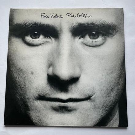 Винтажная виниловая пластинка LP Phil Collins Face Value (Англия 1981)