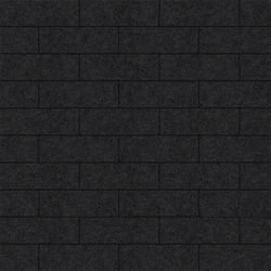 Тротуарная плитка ПРЯМОУГОЛЬНИК 300х100 мм - Стоунмикс Черный