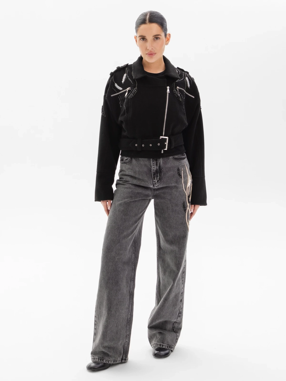 Косуха кашемировая WHEAT, черный