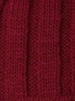 Шапка детская зимняя вязаная с помпоном и снуд