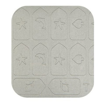 IRISK Трафарет для дизайна ногтей №90, серебро