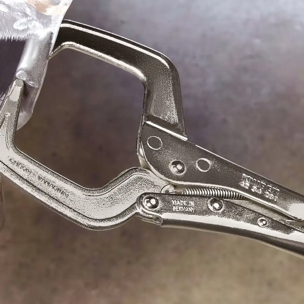 Клещи зажимные сварочные никелирование 280 мм Knipex 42 34 280