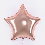 F Шар Звезда 18''/46 см, Розовое золото (БГ-15)