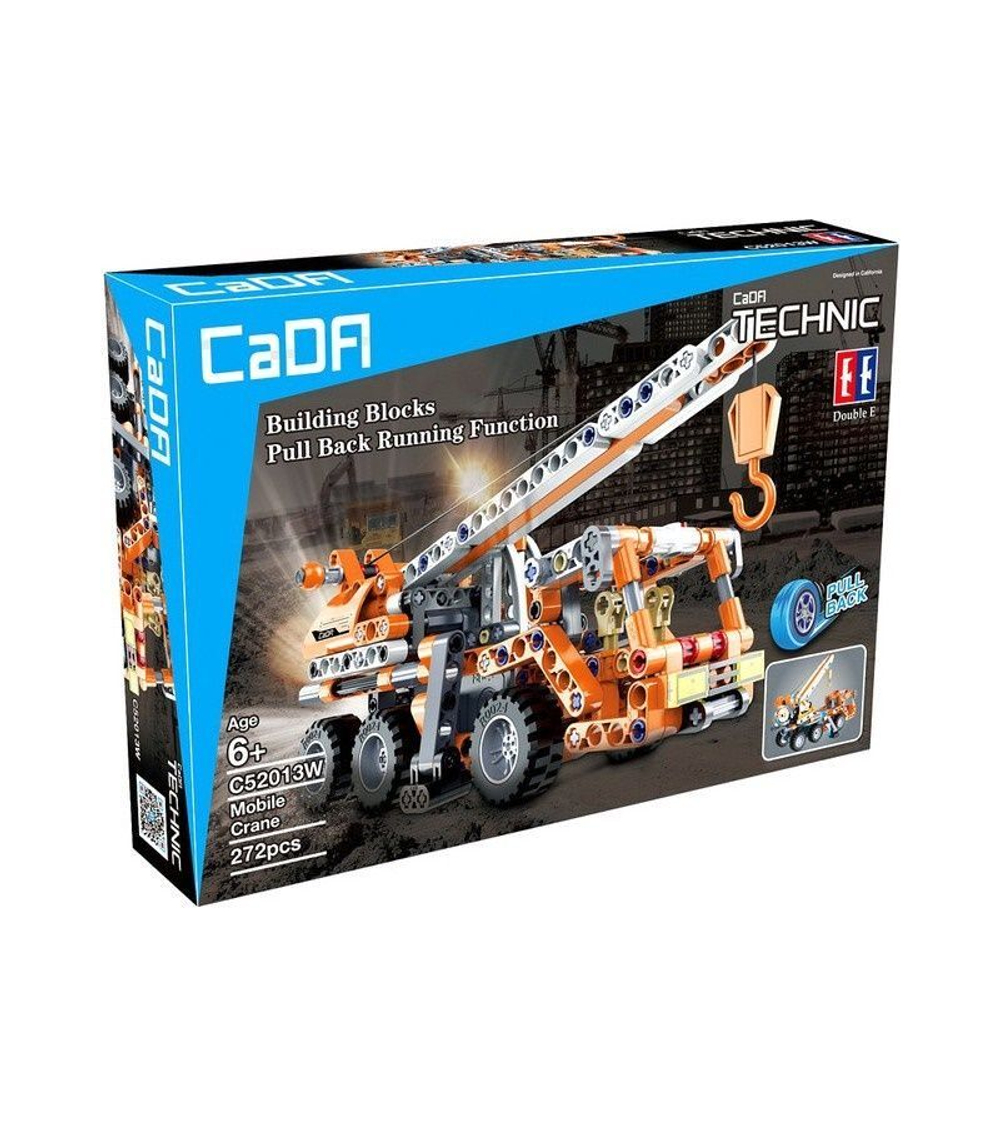 Конструктор CaDA Technic автокран совместим с C52014W, инерционный (272 детали)